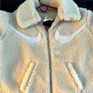 Teddy bear Nike oversized jacket